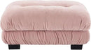 Ottoman - Pink by CozyNest Decor