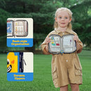 Stbernard Small First Aid Kit for Kids and Adults, Medical Kit with Digital Thermometer for Home, Travel, Hiking, Backpack, 6.3x4.33x1.97in, Blue by TinyTreasures Baby Boutique