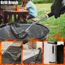 31pcs BBQ Grill Accessories Set for Men Dad, Heavy Duty Grilling Tools Gifts for Fathers Day, Stainless Steel BBQ Utensils Kit with Mats, Grill Brush in Carrying Bag Black by GreenHaven Gardens