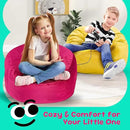 Hobestluk Bean Bag Chairs 2.5FT Bean Bag Chair with Memory Foam Filled & Machine Washable Cover,Beanbag Chair, Small Bean Bag Chairs for Playroom, Living Room, Bedroom by CozyNest Decor