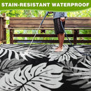 Outdoor Rug 8x10 ft Waterproof, Reversible Outdoor Plastic Straw Rug for Patios Clearance, Outdoor Area Rug Carpet RV Mat for Camping Backyard Deck Porch by GreenHaven Gardens