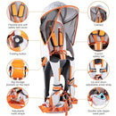 Baby Shoulder Carrier Baby Hiking Backpack Carrier with Rain Cover Sun Shade for Child Safe Backrest and Toddler Ergonomic Seat Holds 40 Pound for Children Between 6 Months-3 Years Old Babies by TinyTreasures Baby Boutique