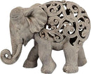Design Toscano Anjan the Elephant Jali Sculpture by CozyNest Decor