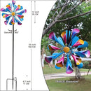 Wind Spinner Outdoor Hangable Wind Spinners 360 Degrees Metal Colorful Wind Spinner for Yard and Garden by GreenHaven Gardens