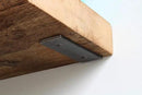 Urban Legacy Reclaimed Barn Beam Deep Shelves | Deep Shelves with Brackets Included, Set of 2 | (Natural Low Profile Bracket, 36" x 11.5" x 3") by CozyNest Decor