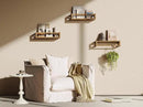 Upgraded Thick Floating Shelves - Multi-Use Wall-Mounted Bookshelves for Kids and Nursery, Ideal for Books, Toys, Spice Rack, Decor - Walnut Brown by CozyNest Decor
