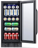 Newair 24" Wine and Beverage Refrigerator 20 Bottle and 70 Can Capacity, Built-in or Freestanding Cooler, Dual Zone Fridge in Stainless Steel with Splitshelf by CozyNest Decor