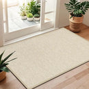 LEKEEPGO Door Mat 36"x59", Non Slip Door Mat Indoor Entrance, Rubber Backing Front Indoor Door mat Washable Absorbent Low-Profile Entryway Entry Resist Dirt Inside Door Mats, Khaki by CozyNest Decor