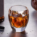 KAMMAK Crystal Whiskey Glasses Set of 2, Luxury 7.44oz Old Fashioned Glasses Stemless, Handcrafted Cocktail Glasses, Hand Blown Scotch Cup for Women, Men Gift for Bourbon Barware, Home Bar by CozyNest Decor