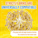 Strictly Briks Classic Bricks Starter Kit, Sand, 96 Pieces, 2x4 Studs, Building Creative Play Set for Ages 3 and Up, 100% Compatible with All Major Brick Brands by TinyTreasures Baby Boutique