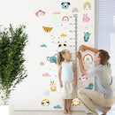 Kids Measuring Height Wall Decals Cute Cartoon Animal Stickers DIY Removable Peel and Stick Kids Room Wall Decoration for Boys and Girls Bedroom Nursey Classroom Playroom Decal by TinyTreasures Baby Boutique