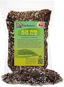 Premium Aloe Vera Potting Soil Mix - (4 Quart Bag) by GreenHaven Gardens