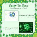965 PCS Glow in The Dark Stars and Earth for Ceiling, Luminous Stars and Planet Wall Decals, Kids Room Decor, Glowing Galaxy Wall Stickers for Nursery Decorations (Green) by TinyTreasures Baby Boutique