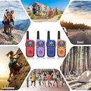 Walkie Talkies for Adults- WokTok Long Range 2 Way Radio for Camping Hiking Hand Held Hiking Accessories Camping Gear Xmas Birthday Gift for Kids,SOS Siren,NOAA Weather Alert,4 Radios by TinyTreasures Baby Boutique
