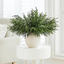 WeGuard 16 Pcs Real Touch Artificial Norfolk Pine Branches, 18 Inches Faux Cedar Pine Stem Fake Christmas Greenery Picks for Vase DIY Garland Wreath Christmas Decor Home Decor by CozyNest Decor