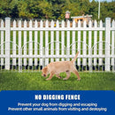 26 Pack Decorative Garden Fence, 17in X 28ft Arched No Dig Fence Border, Garden Edging Border, Rustproof Metal Animal Barrier with Ground Stake for Dog, Rabbit, Outdoor Yard Patio Decor, White by GreenHaven Gardens