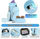 Water Bottle Carrier Bag with Strap, Water Bottle Holder Crossbody Bags for Women Men for Walking, Hiking,Cycling by TinyTreasures Baby Boutique