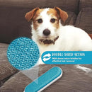Lint Brush and Pet Hair Remover for Laundry, Clothes, Couches, Car Seats, Furniture and Fabric. Reusable Dog and Cat Fur Wizard Hair Removal Brush. ALLISTAR (Sky Blue) by CozyNest Decor