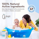 Oeight Baby Body Wash, 100% Natural Active Ingredients Sensitive Skin Baby Wash with Aloe Vera, Chamomile, Olive Oil & Provitamin B5, Dermatologically & Hypoallergenic Tested Mild Foaming Soap, 200ml by TinyTreasures Baby Boutique