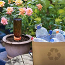 Terracotta Watering Spikes, Wine Bottle Watering Stakes, Slow Release Self Watering Planter Insert for Out | Indoor Plants, Vacation Plant Watering Devices, Automatic Plant Waterer, 4-Pack by CozyNest Decor