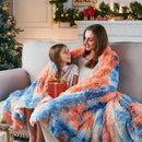 GONAAP Fuzzy Faux Fur Throw Blanket Twin Size Tie-dye Sunset Super Soft Cozy Plush Fuzzy Shaggy Blanket for Couch Sofa Bed (Tie-dye Sunset, Twin(60"x80")) by CozyNest Decor