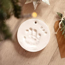 Baby Hand and Footprint Kit Girls, Boys - Personalized Baby Footprint Ornament Kit, Newborn Keepsake Gifts for New Mom, Easy to Use Handprint Makers, Cute Shower Gifts (Glaze Finish) by TinyTreasures Baby Boutique