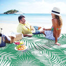 Outdoor Rug 8'x10' Waterproof for Patios Clearance, Reversible Outdoor Plastic Straw Rug Camping Carpet, Outside Floor Mats Large Area Rugs for RV,Patio,Deck,Porch, Beach,Balcony,Green&White by GreenHaven Gardens
