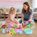 Flower Crafts Kit for Girls - Arts and Crafts for Kids Ages 4-8, Gifts for 4 5 6 7 8 9 Year Old Girls, Mess-Free Art Craft Activity Toys, Kids Flower Making Kit, DIY Creative Toys Gifts for Toddler by TinyTreasures Baby Boutique