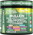 Clean Nutra Mullein NAC Supplement Spirulina Chlorella Ginger Licorice Mulberry Astragalus Root Oregano Turmeric with Chlorophyll Berries Detox Cleanse Respiratory Lung Health 90 Capsules by CozyNest Decor