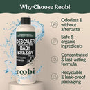 Roobi Descaling Solution Compatible with Baby Brezza. Specially Formulated to Clean & Descale Baby Appliances. Up to 2 Uses per Bottle, 2 Pack. Carbon Neutral. by CozyNest Decor