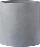 FaithLand Plant Pot 12 inch - Perfectly Fits Mid-Century Modern Plant Stand - Drainage Plug - Gray Planter Pot by GreenHaven Gardens