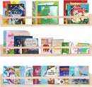 AZSKY Natural Wood Nursery Shelves Floating Wall Book Shelves Nursery Kids Baby Toddler Room Décor 36 in Bookshelf for Toy Picture Display a Set of 3 Same Sizes by TinyTreasures Baby Boutique