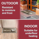 Floor Mat - for Indoor and Outdoor Use - Doormat - Non-Slip - Front Door Shoe Scraper - Size: 17x29 by CozyNest Decor