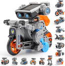 AOHU Solar Robot Building Kit STEM Gift for Boys Aged 8-13, DIY 15-in-1 Educational Science Building Toy, Solar or Battery Powered Robotic Set for Children Birthday with 212 Pieces by TinyTreasures Baby Boutique