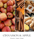 AOOVOO Apple Cinnamon Candles - 9 oz Scented Candles, Aromatherapy Candle, Soy Candle for Home Scented by CozyNest Decor