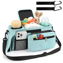 Accmor Universal Stroller Organizer with Insulated Cup Holder Detachable Phone Bag and Shoulder Strap,Stroller Bag Caddy Organizer Accessories Fits for Uppababy, Baby Jogger, Britax Strollers by TinyTreasures Baby Boutique