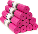 Sunshine Yoga Voyage Yoga Mat, 10 Pack, 72" x 24" Professional Studio and Gym Bulk Yoga Mats, 5mm Thick, Durable, Anti-Tear, Non Slip Fitness and Exercise Mats by TinyTreasures Baby Boutique