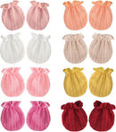 BQUBO Newborn Infant Toddler Mittens No Scratch Cotton Elastic Wrist Gloves Hypoallergenic for 0-6 Months Baby Boys Girls by TinyTreasures Baby Boutique
