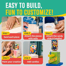 DIY Wood Building Kits, STEM Woodworking Kit for Kids, Creative Fun Craft Projects, Great Gift for Boys & Girls (Candy Dispenser, 1-Pack) by TinyTreasures Baby Boutique