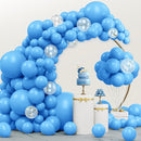 JOYIN 150 Pcs Light Blue Balloons, Different Sizes 18 12 10 5 Inch Light Blue Latex Balloon Arch Kit with Instruction for Birthday Party Graduation Wedding Holiday Decoration by TinyTreasures Baby Boutique