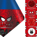 8Pcs 2in1 Spider Birthday Decorations Tablecloths, 54" x 108" Super Hero Spider Table Cloth Disposable Rectangle Plastic Table Cover for Boys Birthday Party Supplies by CozyNest Decor