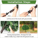 Artificial Boxwood Topiary Ball Trees, Set of 2 Artificial Boxwood Ball Bush Artificial Shrub Bushes UV Resistance Rated with Spike Fake Outdoor Plant for Front Door Decor, Home Decor, Garden by GreenHaven Gardens