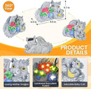 GIGALUMI Solar Garden Statues Dragon Statue Figurine Lights for Outside, Garden Decor Yard Decorations Outdoor for Mom, Women Housewarming Birthday Gifts by GreenHaven Gardens