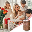 Solar Outdoor Lanterns, Sunflower Garden Decor LED Light Hanging Waterproof Solar Metal Lantern Gifts for Women Mom Grandma Outdoor Decoration for Patio Pathway Yard