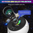 Galaxy Projector, 13 in 1 HD Planetarium Star Projector for Bedroom, 360 Rotating Star Light with Adjustable Knob and Timer for Kids, Ceiling, Gifts, Room Decoration by TinyTreasures Baby Boutique