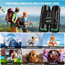 PISEZ 30X60 Compact Binoculars for Adults and Kids，Lightweight Foldable Easy Focus Small Binoculars for Bird Watching Hunting Concert Traveling Theater Opera Sightseeing by TinyTreasures Baby Boutique
