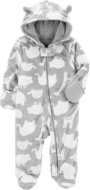 Simple Joys Kid's Pram Ivory Bear Outerwear by TinyTreasures Baby Boutique