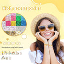iumulinrui Friendship Bracelet Kit Concert Bracelets Merch, 5200 Pcs Clay Beads Bracelet Making Kit Tricolor Letter Bead, Jewelry Set with Pendant, DIY Craft Gifts Suitable for Beginners by TinyTreasures Baby Boutique