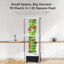 SJZX Hydroponic Growing System Kit - 70 Pods Large Vertical Hydroponics Tower with 8 Full-Spectrum 360° LED Grow Lights, 14-Tier Smart Indoor Herb Garden for Kitchen Office Winter Balcony Planting by GreenHaven Gardens