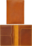 HIFA Leather Passport Holder, Handmade Passport Cover with Card and Ticket Slot - Genuine Leather, Elegant Design, Easy Access - Passport Case, Passport Wallet, Passport Holder by TinyTreasures Baby Boutique